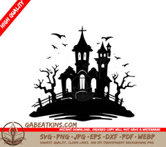 Haunted House SVG Enchanted Castle Vector Pack SVG