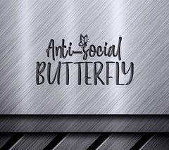 Anti-Social Butterfly SVG -  Design Design SVG