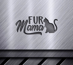 Fur Mama Cat Silhouette SVG SVG