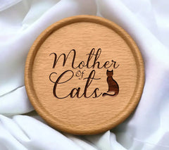 Funny Cat Mom SVG -  Mother of Cats Design with Silhouette SVG