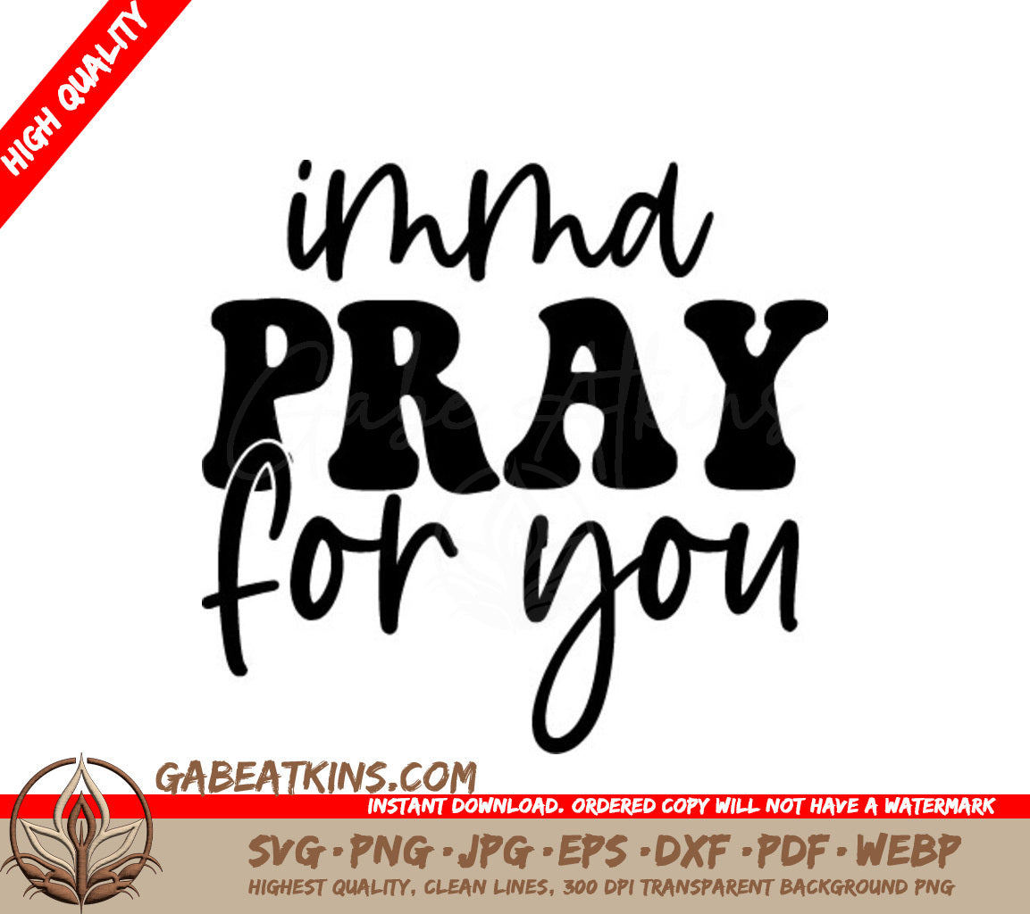 I Wanna Pray For You Funny Christian SVG Design SVG