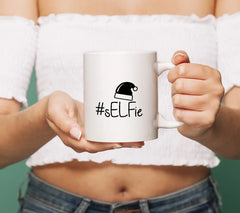 Funny Christmas Selfie SVG Bundle - Santa Hat & Quote SVG