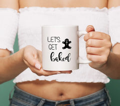 Funny Christmas SVG Bundle Lets Get Baked Gingerbread Man SVG