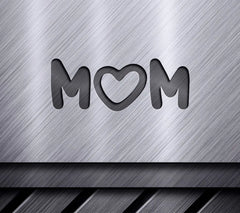 Mom SVG with Red Heart - Funny Mom Design SVG
