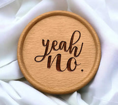 ## Yeah No SVG - Funny Quote Design SVG