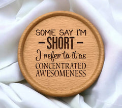 ## Concentrated Awesomeness - Funny Short People SVG SVG