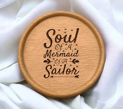 Soul of a Mermaid, Mouth of a Sailor SVG - Poster Design SVG