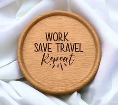 Work Save Travel Repeat SVG Design Bundle SVG