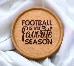 Football Is My Favorite Season SVG - Sign Design SVG