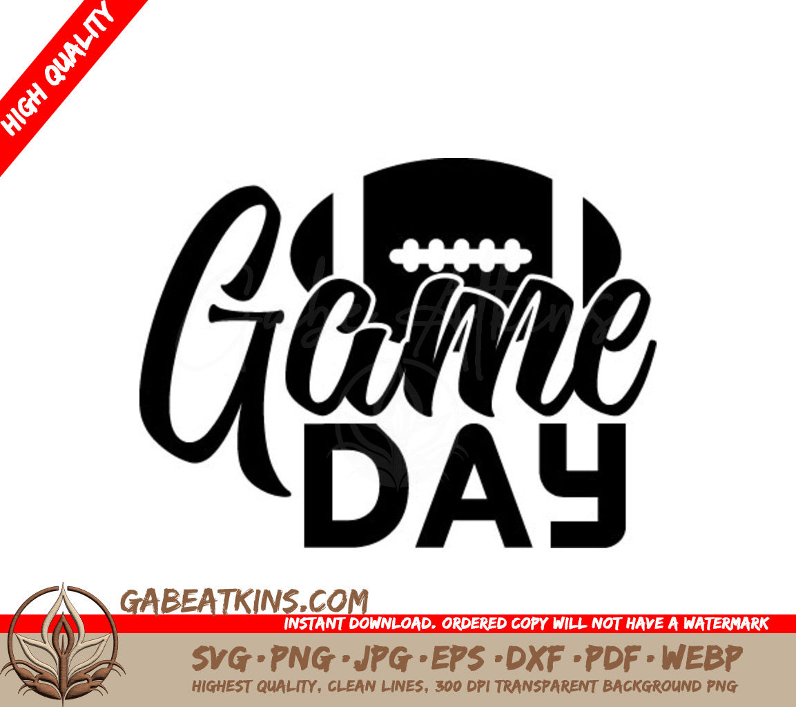 Football Game Day Design SVG SVG