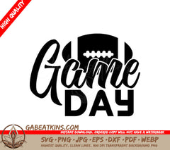 Football Game Day Design SVG SVG