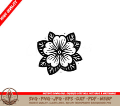 Glowing Primrose Digital Download SVG