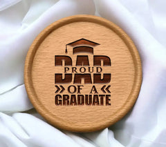 Proud Dad of a Graduate SVG - Graduation Cap Design SVG