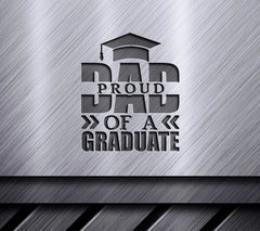 Proud Dad of a Graduate SVG - Graduation Cap Design SVG
