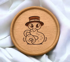 Octopus in Top Hat & Green Snake Mascot SVG Bundle SVG