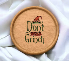 Dont Be a Grinch Christmas SVG with Elf Hat SVG