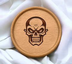 Minimalist Skull SVG - Halloween Design SVG