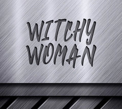 Black Witchy Woman SVG - Halloween Witch Illustration SVG