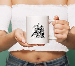 Halloween Pumpkins & Ghosts SVG - Hand Drawn Illustration SVG