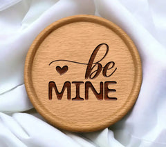 Be Mine Silhouette SVG - Heart Design SVG