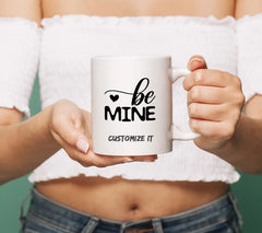 Be Mine Silhouette SVG - Heart Design SVG
