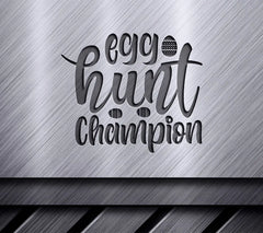Egg Hunt Champion SVG Design - Happy Easter SVG