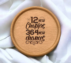 New Chapters, 365 New Chances - SVG Design SVG