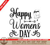 Happy Womens Day SVG Design SVG