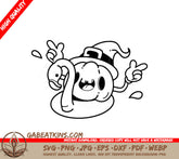 ## Leprechaun Fall SVG - Summer Groovy Doodle SVG