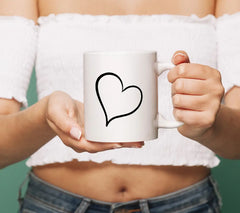 Hand Drawn Heart SVG - Minimalist Design SVG