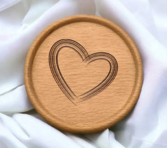 Hand Drawn Heart SVG SVG