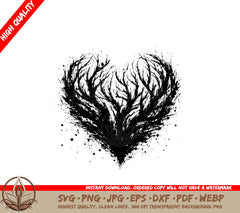 Heartfelt Chaos SVG Digital File