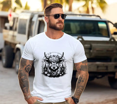 Bull with Pumpkins Halloween Costume SVG SVG