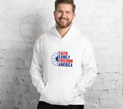 Faith, Family, Freedom America SVG for Crafting 4th of July with Silhouette and Cricut | You Get Faith Family Freedom America SVG, PNG, JPG, EPS, DXF, PDF