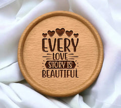 Every Love Story Is Beautiful SVG Poster SVG
