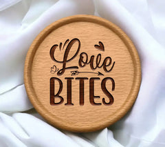 Love Bites Arrow & Hearts SVG - Sign SVG