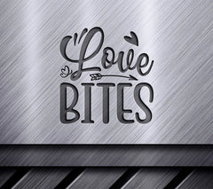 Love Bites Arrow & Hearts SVG - Sign SVG