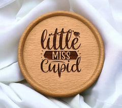 Little Miss Cupid SVG - Cute Heart Design SVG