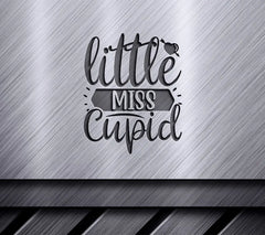 Little Miss Cupid SVG - Cute Heart Design SVG