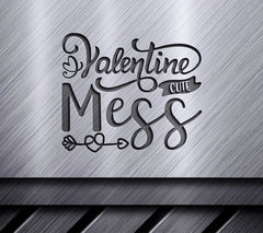 Valentines Day Cute Mess SVG Design SVG