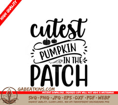 Pumpkin Patch SVG - Cute Fall Design SVG