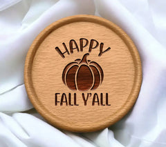 Happy Fall Yall Pumpkin Silhouette SVG SVG