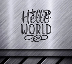 Hello World SVG Design - Huge Baby SVG