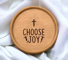 Christian Cross Choose Joy SVG Design SVG