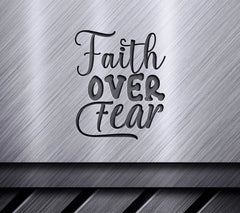 Faith Over Fear SVG - Christian Design SVG
