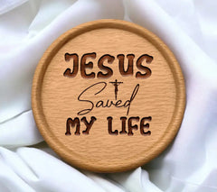Jesus Saved My Life - SVG Design SVG