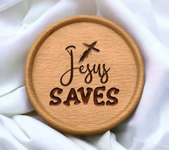 Jesus Saves SVG - Cross Design SVG