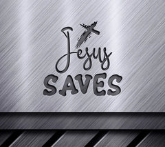 Jesus Saves SVG - Cross Design SVG
