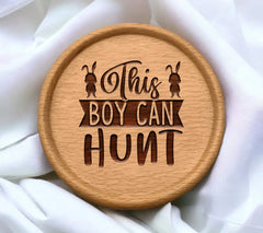 This Boy Can Hunt SVG - Easter Rabbit Hunting Design SVG