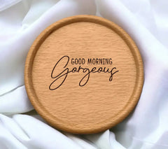 Good Morning Gorgeous Cursive SVG - Farmhouse Sign SVG